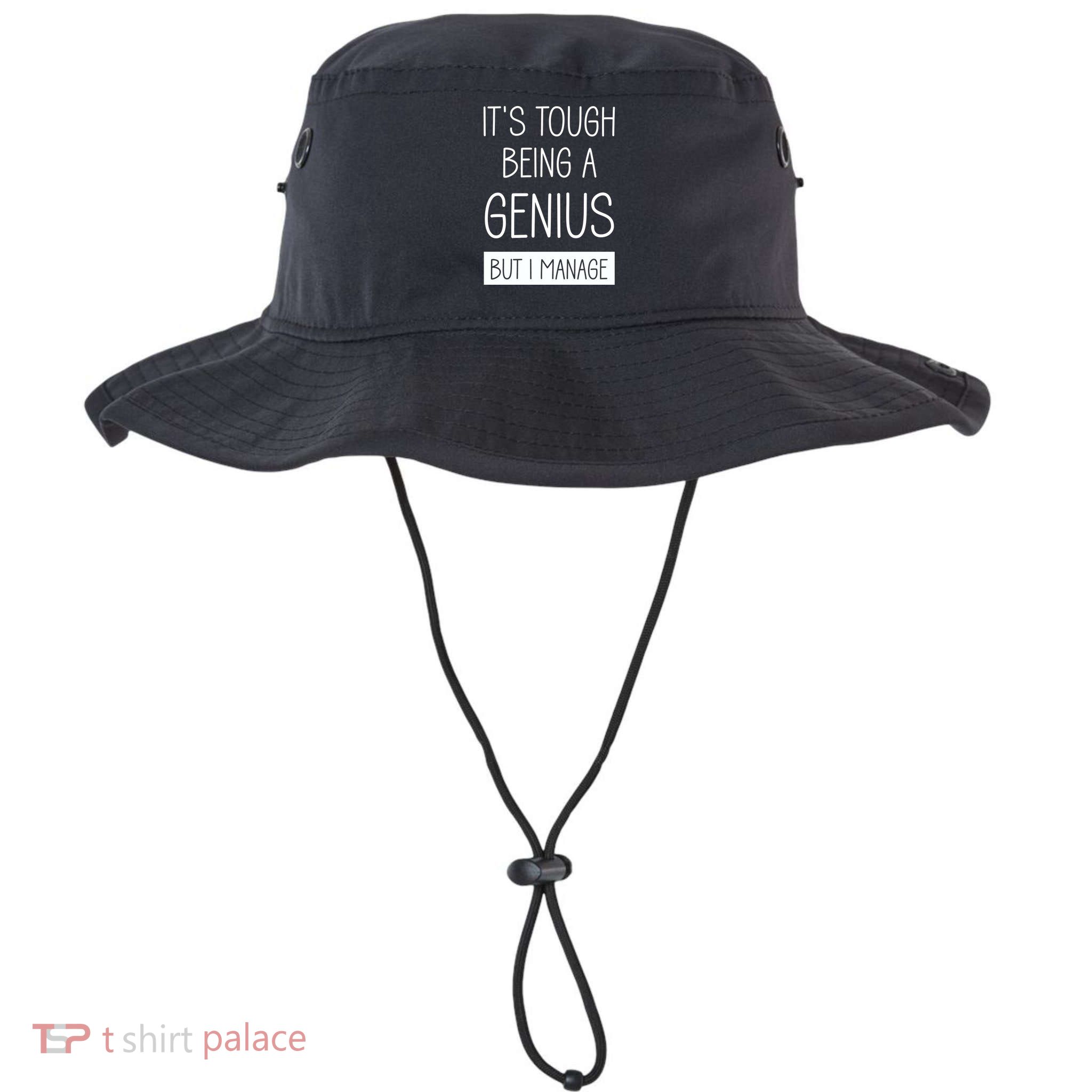 Funny ItS Tough Being Genius But I Manage Bucket Hat