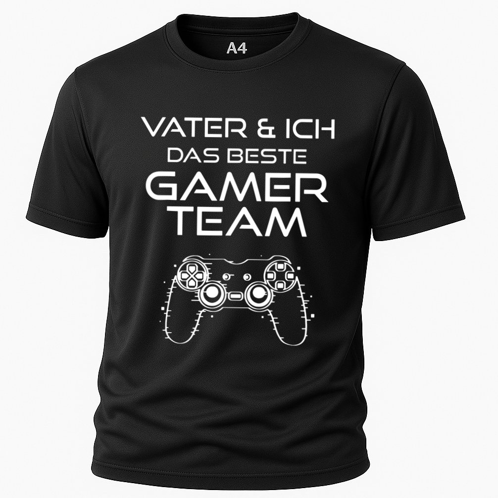 Father & I The Best Gamer Team Cooling Performance Crew T-Shirt