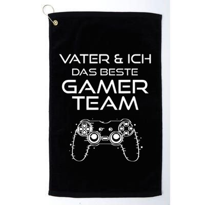 Father & I The Best Gamer Team Golf Towel