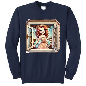 Fairy In The Window Tall Sweatshirt