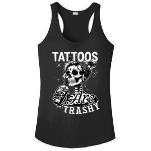 Funny Ink Tattoo Quote Tattoos Are Trashy Ladies PosiCharge Competitor Racerback Tank