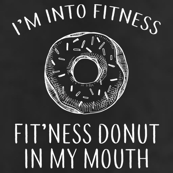 Fitness Fit'ness Donut In My Mouth 7 Panel Mesh Trucker Snapback Hat