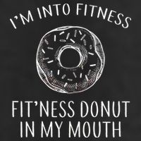 Fitness Fit'ness Donut In My Mouth Adult Drive Performance Visor