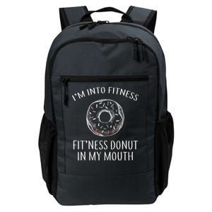 Fitness Fit'ness Donut In My Mouth Daily Commute Backpack