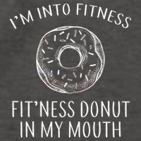 Fitness Fit'ness Donut In My Mouth Vector Backpack