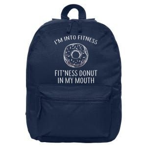 Fitness Fit'ness Donut In My Mouth 16 in Basic Backpack