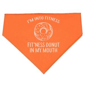 Fitness Fit'ness Donut In My Mouth USA-Made Doggie Bandana