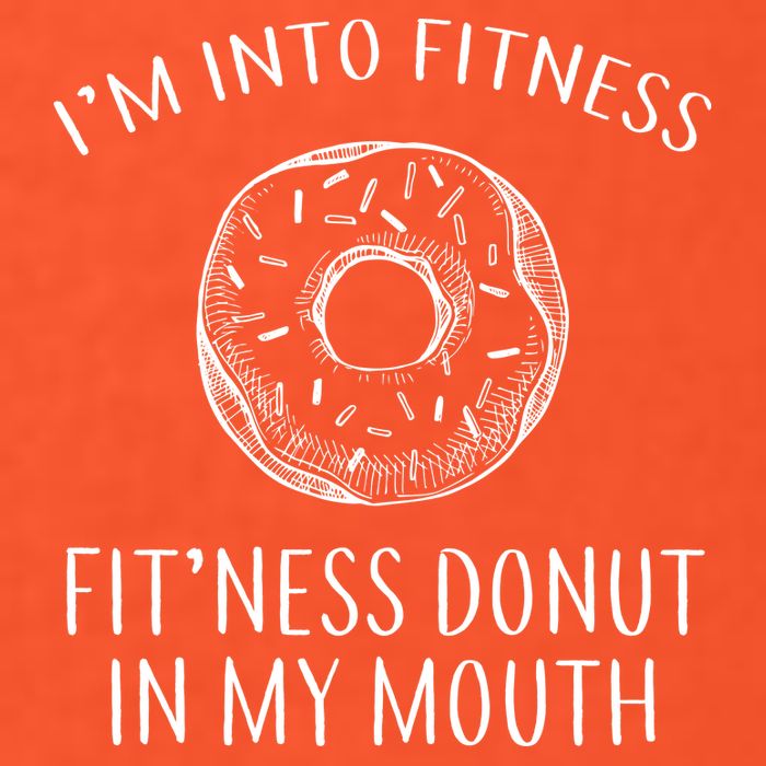 Fitness Fit'ness Donut In My Mouth Tall T-Shirt