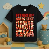 Fitness More Like Fitness Whole Pizza In My Mouth Toddler T-Shirt