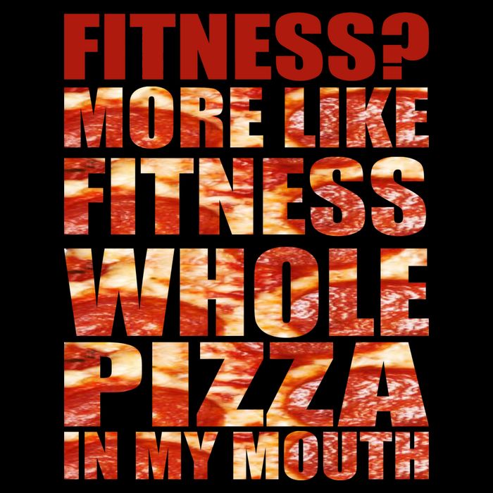 Fitness More Like Fitness Whole Pizza In My Mouth Kids T-Shirt