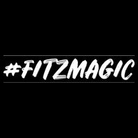 #Fitzmagic Stripe Pom Pom Beanie