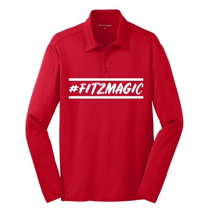 #Fitzmagic Silk Touch Performance Long Sleeve Polo