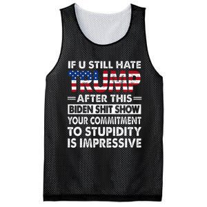 Funny If U Still Hate Trump After This Biden Mesh Reversible Basketball Jersey Tank