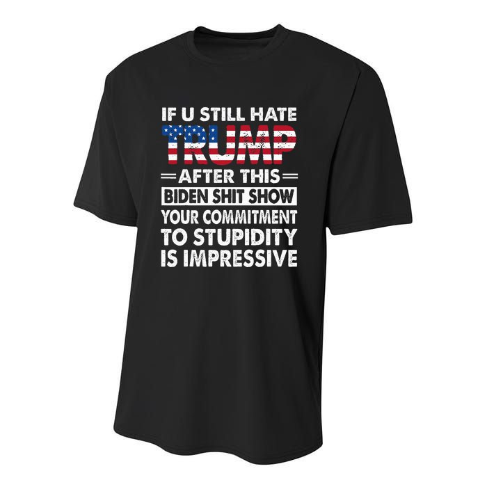 Funny If U Still Hate Trump After This Biden Youth Performance Sprint T-Shirt