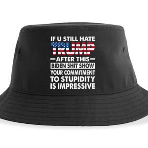 Funny If U Still Hate Trump After This Biden Sustainable Bucket Hat