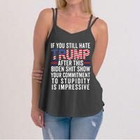 Funny If U Still Hate Trump After This Biden Women's Strappy Tank