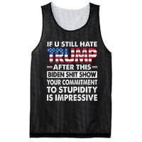 Funny If U Still Hate Trump After This Biden Mesh Reversible Basketball Jersey Tank