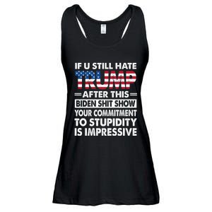 Funny If U Still Hate Trump After This Biden Ladies Essential Flowy Tank