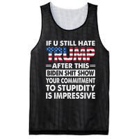 Funny If U Still Hate Trump After This Biden Mesh Reversible Basketball Jersey Tank