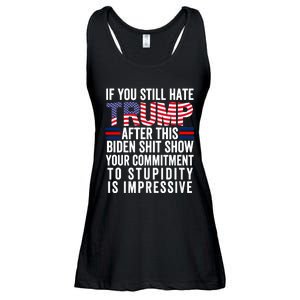 Funny If U Still Hate Trump After This Biden Ladies Essential Flowy Tank