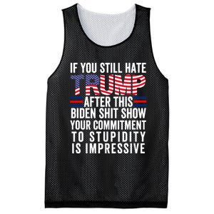 Funny If U Still Hate Trump After This Biden Mesh Reversible Basketball Jersey Tank