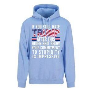 Funny If U Still Hate Trump After This Biden Unisex Surf Hoodie