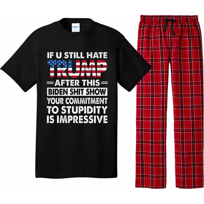 Funny If U Still Hate Trump After This Biden Pajama Set