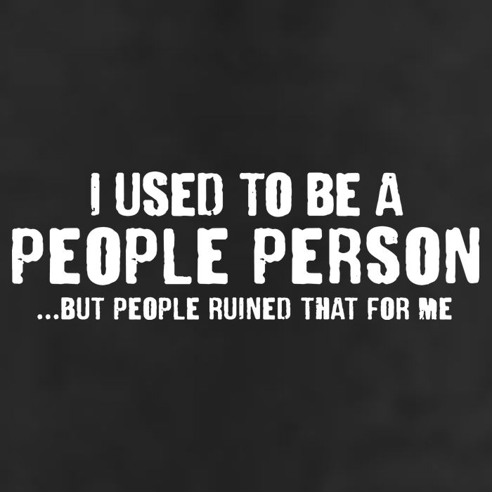 Funny I Use To Be A People Person Hat