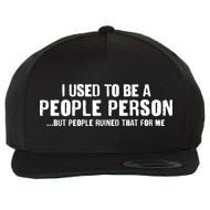 Funny I Use To Be A People Person Wool Snapback Cap