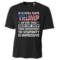 Funny If U Still Hate Trump After This Biden Cooling Performance Crew T-Shirt