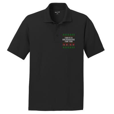 Funny Inappropriate Ugly Christmas Naughty Adult Humor Xmas Gift PosiCharge RacerMesh Polo