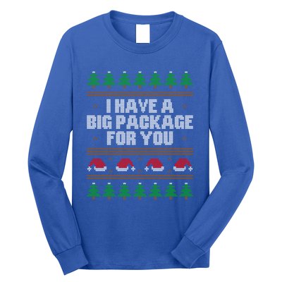 Funny Inappropriate Ugly Christmas Naughty Adult Humor Xmas Gift Long Sleeve Shirt