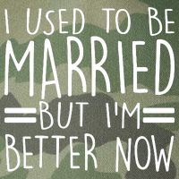 Funny I Used To Be Married But I'm Better Now Legacy Tie Dye Trucker Hat