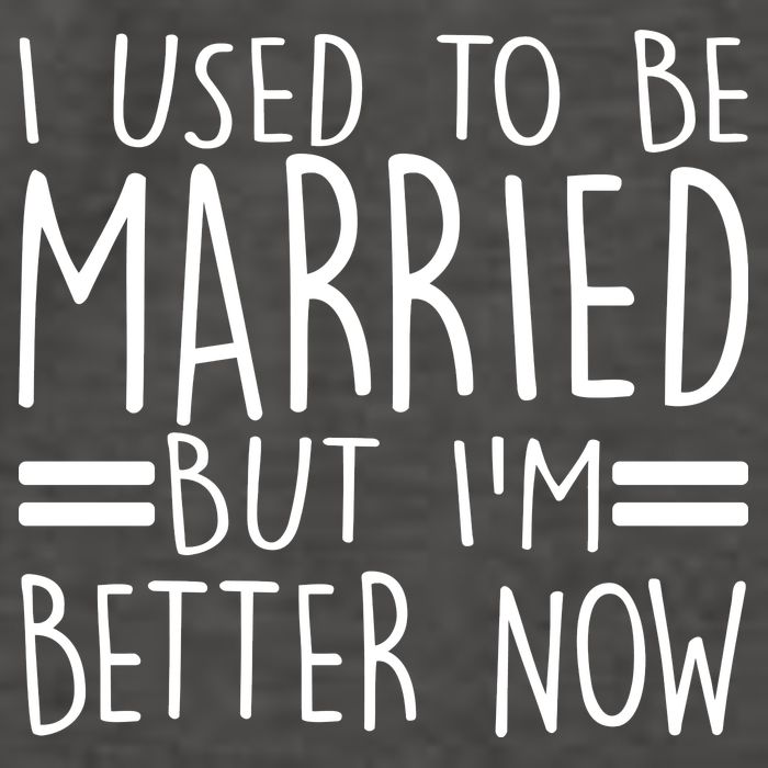 Funny I Used To Be Married But I'm Better Now Vector Backpack