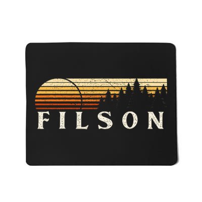 Filson Il Vintage Evergreen Sunset Eighties Retro Mousepad