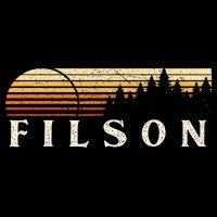 Filson Il Vintage Evergreen Sunset Eighties Retro Toddler Hoodie