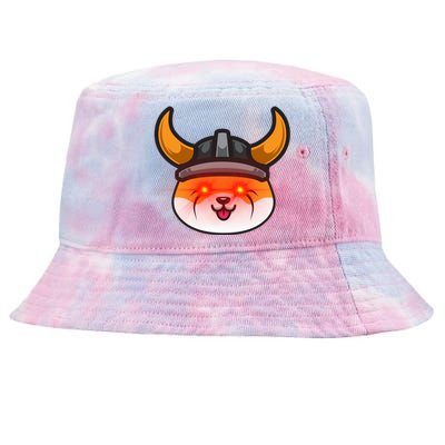 Floki Inu Vikings Cryptocurrency Tie-Dyed Bucket Hat