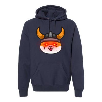 Floki Inu Vikings Cryptocurrency Premium Hoodie