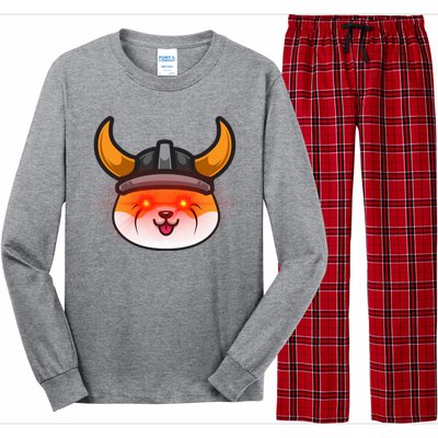 Floki Inu Vikings Cryptocurrency Long Sleeve Pajama Set