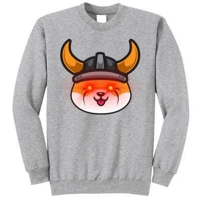 Floki Inu Vikings Cryptocurrency Tall Sweatshirt