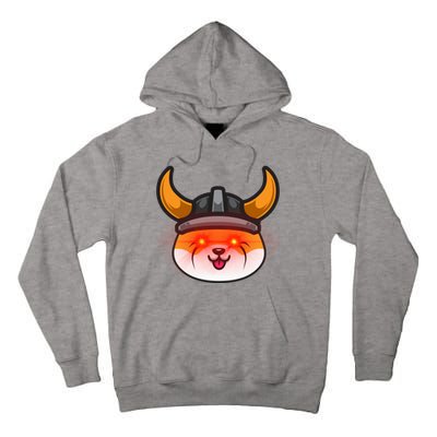 Floki Inu Vikings Cryptocurrency Tall Hoodie