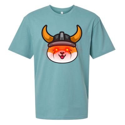 Floki Inu Vikings Cryptocurrency Sueded Cloud Jersey T-Shirt