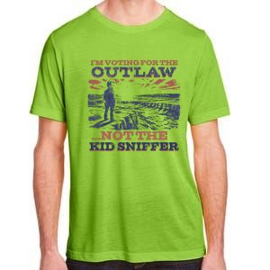 Funny IM Voting For The Outlaw Not The K.I.D Sniffer Adult ChromaSoft Performance T-Shirt