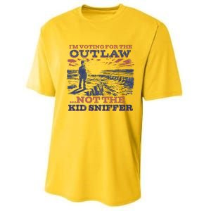 Funny IM Voting For The Outlaw Not The K.I.D Sniffer Performance Sprint T-Shirt