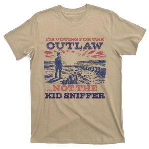 Funny IM Voting For The Outlaw Not The K.I.D Sniffer T-Shirt