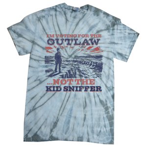 Funny IM Voting For The Outlaw Not The K.I.D Sniffer Tie-Dye T-Shirt