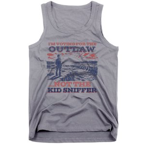 Funny IM Voting For The Outlaw Not The K.I.D Sniffer Tank Top