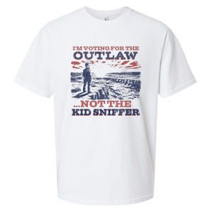 Funny IM Voting For The Outlaw Not The K.I.D Sniffer Sueded Cloud Jersey T-Shirt