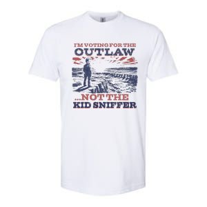 Funny IM Voting For The Outlaw Not The K.I.D Sniffer Softstyle CVC T-Shirt