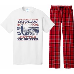 Funny IM Voting For The Outlaw Not The K.I.D Sniffer Pajama Set